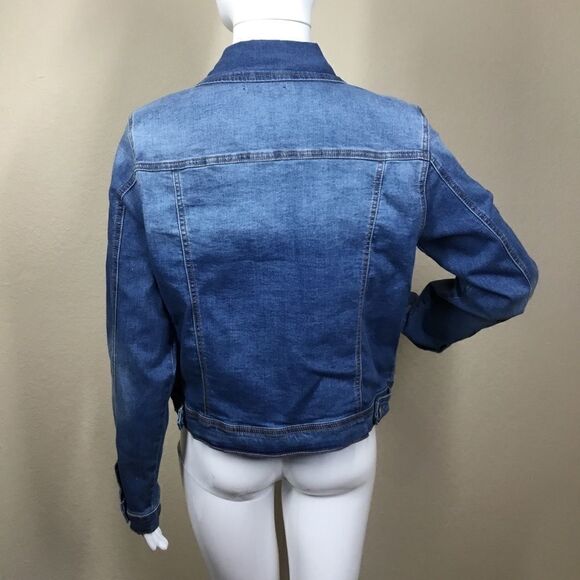 Instar Mode Classic Casual Vintage Jean Jacket A2 - Picture 2 of 6
